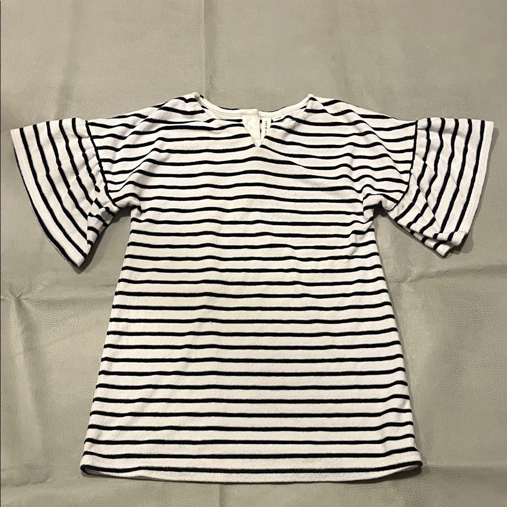 Excellent condition - Janie and Jack striped terry cloth swim cover up